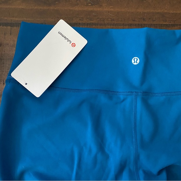 Lululemon 🍋 New 25” Everlux Tight / Leggings Wunder Train HR ~Capri Blue~ 16 - Picture 8 of 10
